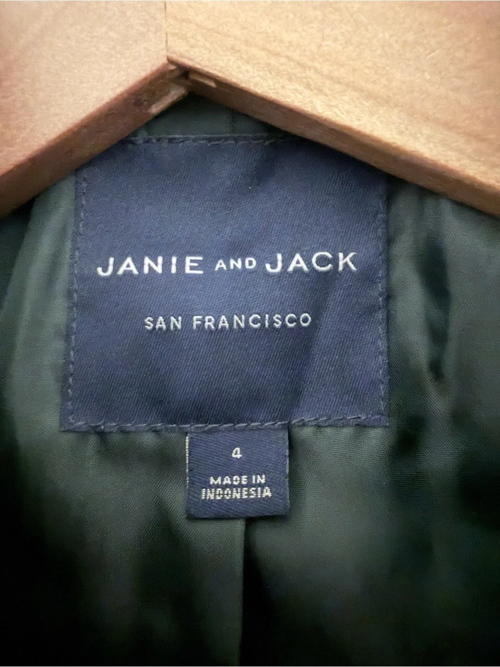 Janie and Jack Green Velvet Blazer holiday classic Sz 4